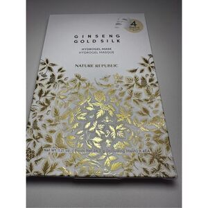 Nature Republic Ginseng Gold Silk Hydrating Overnight gold mask, Korean Ginseng